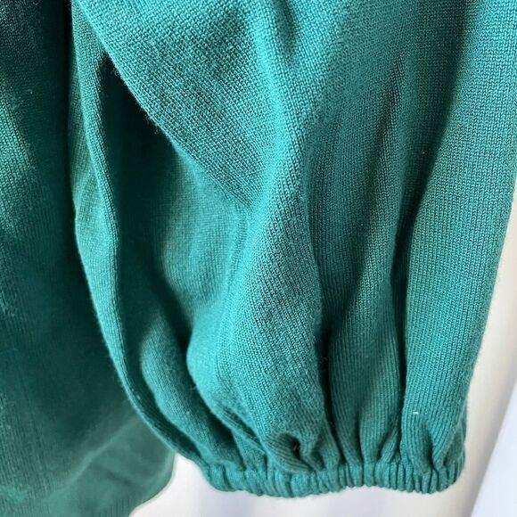 NWT Alfani Green Mock Neck Sweater Size L - Picture 5 of 9